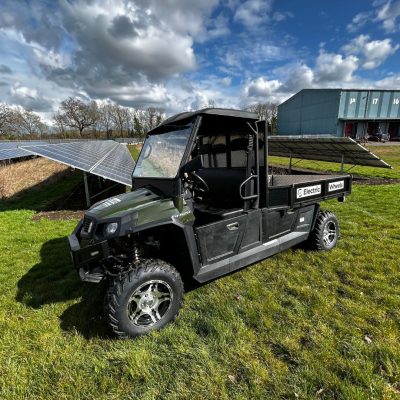 The Beast Flatbed electric pickup a modified 4 seat Beast