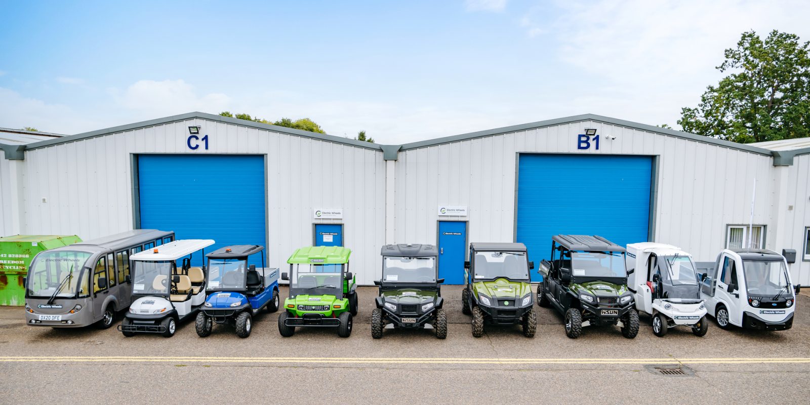 The Electric Wheels electric hire and sales fleet