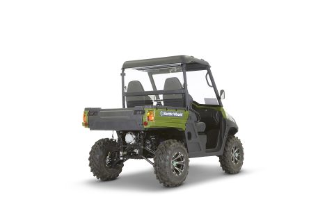 The Nipper 4×4 UTV in green rear view