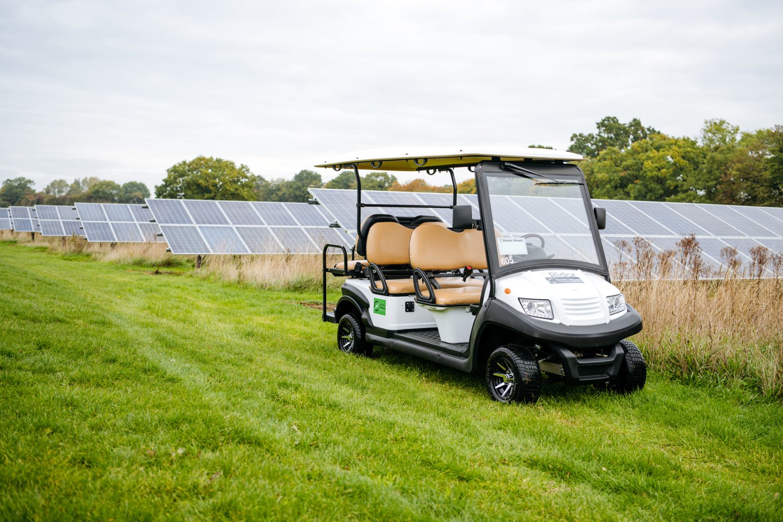 The Rider electric events and festival hire golf buggy