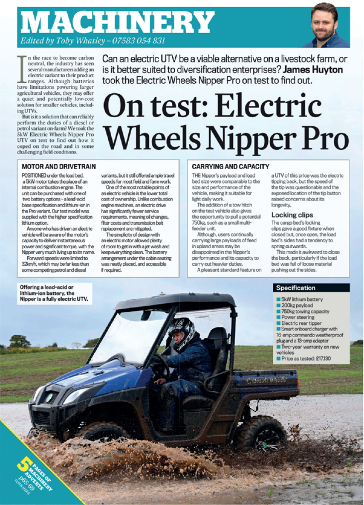 Nipper On Test Page 1